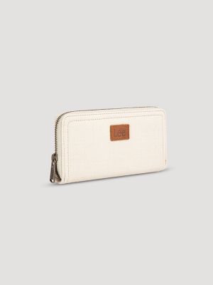 Women's Canvas Wallet in Tan