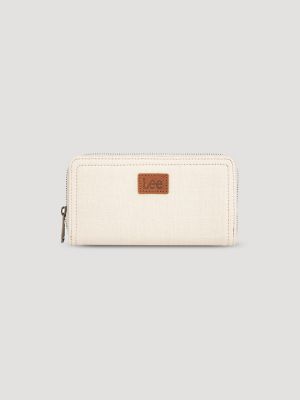 Women's Canvas Wallet in Tan