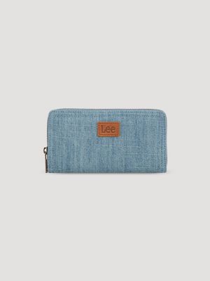 Women's Canvas Wallet in Jean