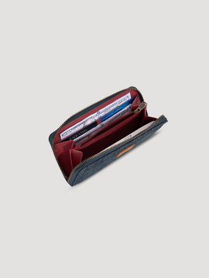 Women's Canvas Wallet in Navy