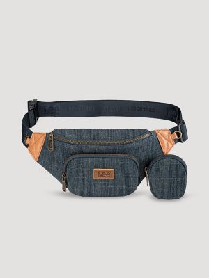 Women's Denim Belt Bag in Navy