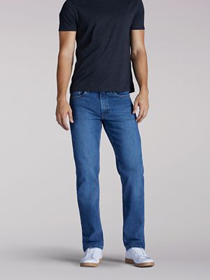 Men's lee premium select deals relaxed straight leg jeans