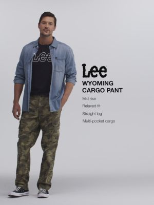 Mens Wyoming Cargo Relaxed Fit Pants | Straight Leg | Lee®