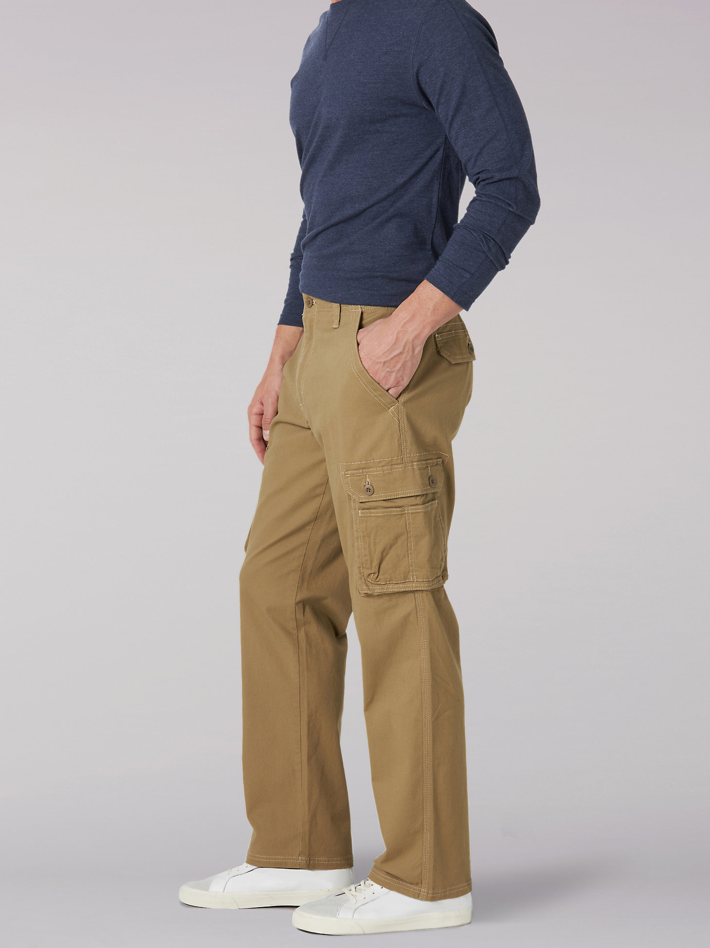 Men's Wyoming Relaxed Fit Cargo Twill Pant in Nomad alternative view 2