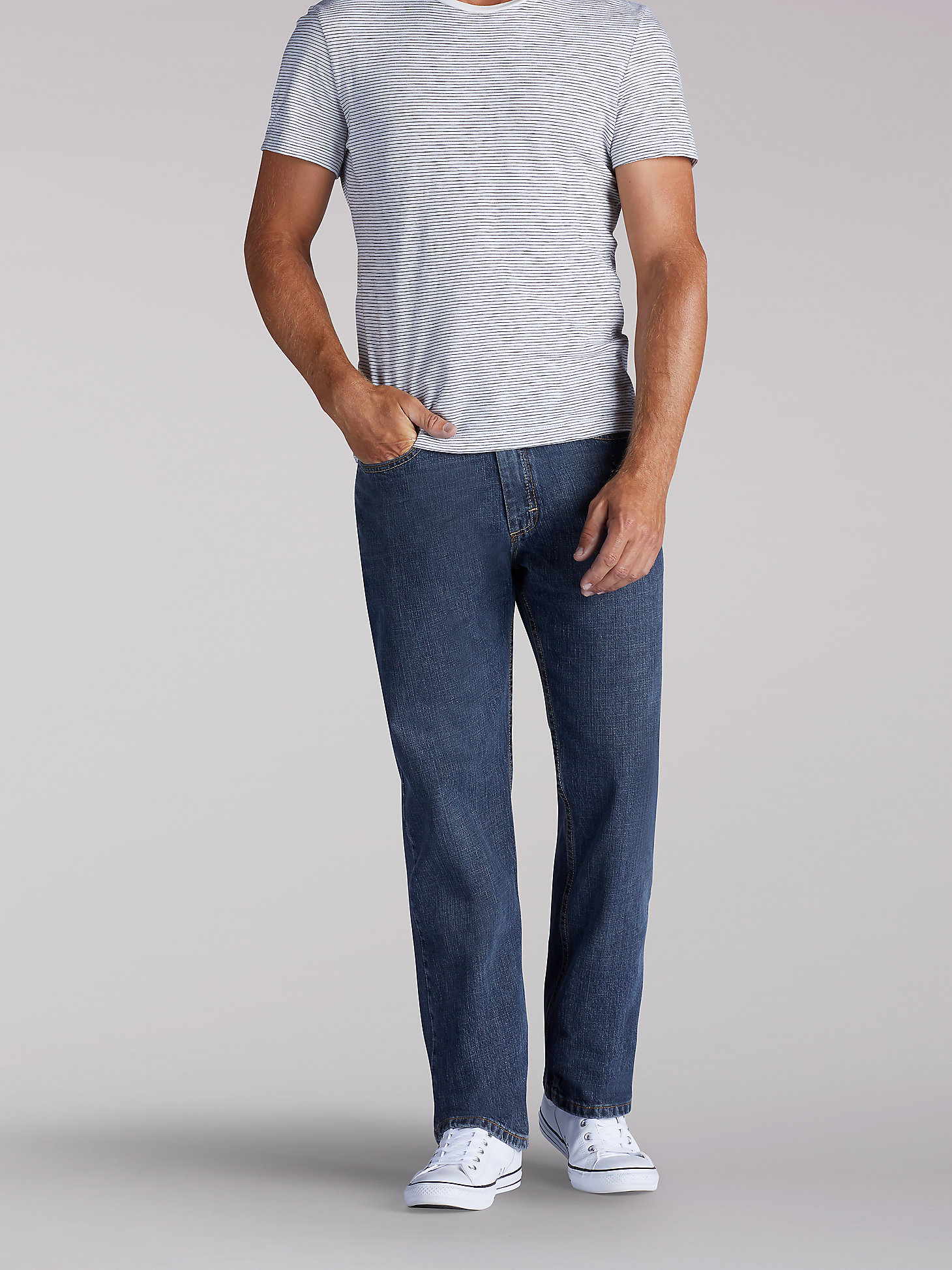LEE Jeans de pierna recta de corte regular para hombre Premium Select 