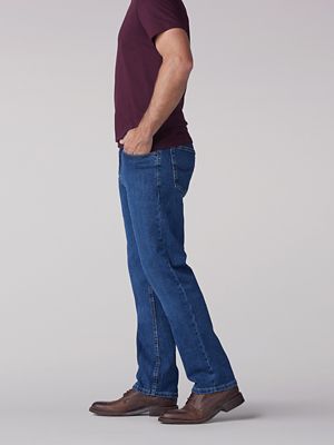 Lee Men's Regular Fit Straight Leg Jean, Double Black, 28W x 30L :  : Clothing, Shoes & Accessories
