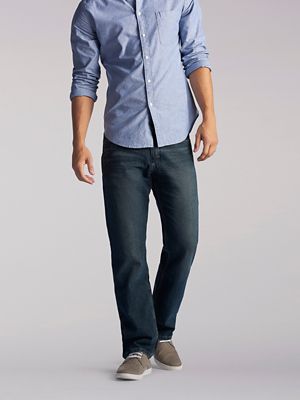 Men's Regular Fit Straight Leg Jean