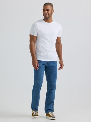 Men's 100% Cotton Regular Fit Straight Leg Heavyweight Jean | Men's ...