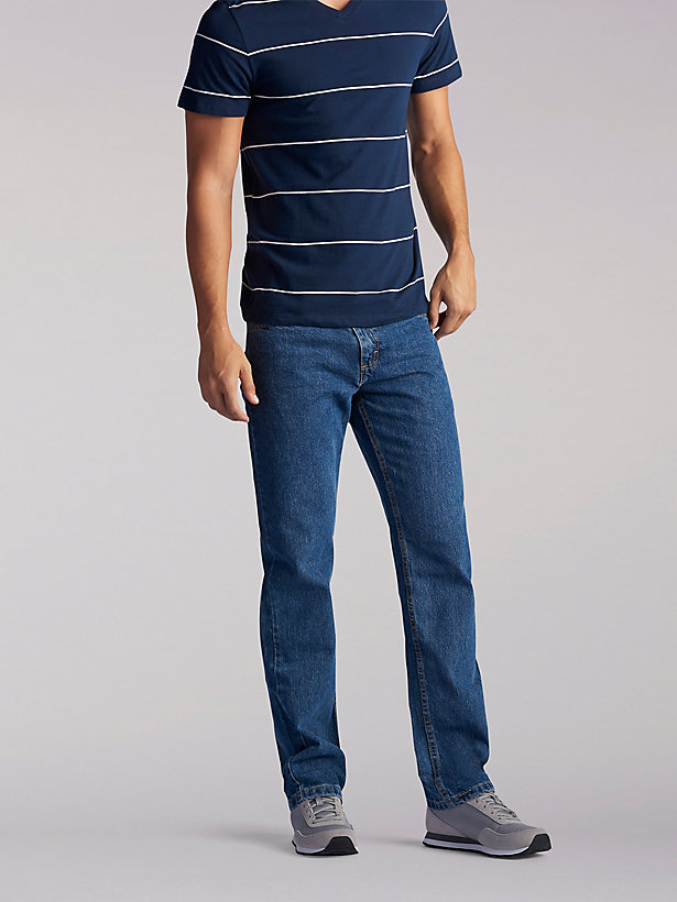 Men's 100% Cotton Regular Fit Straight Leg Heavyweight Jean