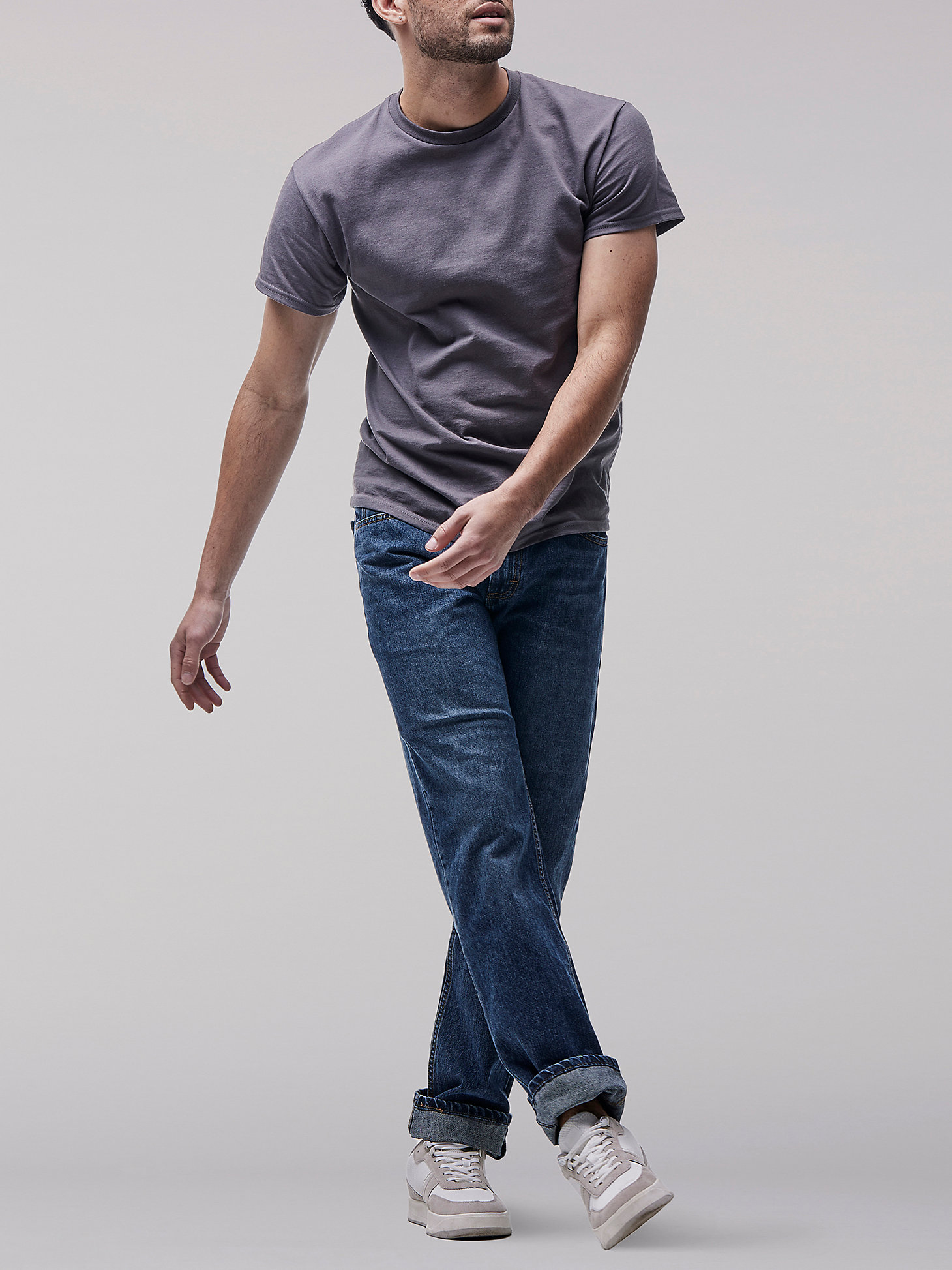Men's 100% Cotton Regular Fit Straight Leg Midweight Jean