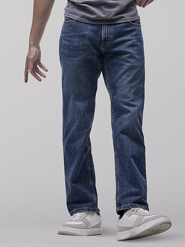 NEW Lee Regular Fit Straight Leg Mens Denim Blue Black Jeans 38x30 40x30 42x32 