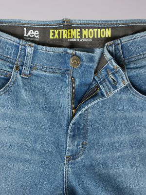 Plus Size 40 42 44 Autumn Loose Thick Blue Jeans Men Business Casual Cotton  Advanced Stretch Denim Pants Male Clothing