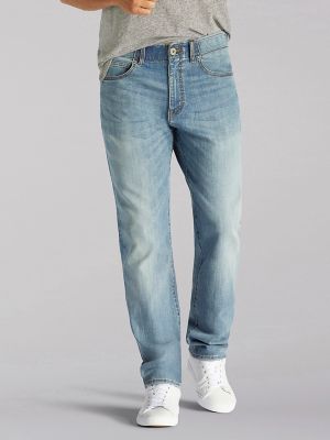 extreme motion athletic tapered leg jeans