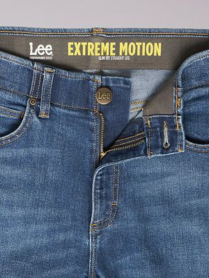 Officier Rose kleur Verhuizer Men's Extreme Motion Slim Straight Leg Jean