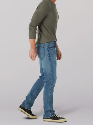 mens straight jeans with stretch