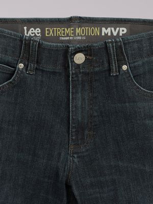 Lee Men’s and Big Men’s Extreme Motion Straight Fit Tapered Leg Jeans