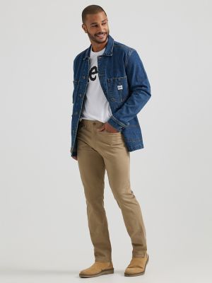 Men's Extreme Motion MVP Straight Fit Twill Pant in Oscar Khaki alternative view