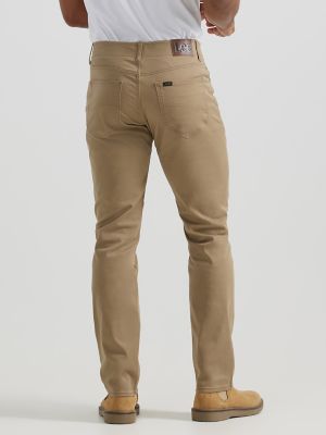 Men's Extreme Motion MVP Straight Fit Twill Pant in Oscar Khaki alternative view 2