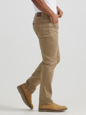Men's Extreme Motion MVP Straight Fit Twill Pant in Oscar Khaki alternative view 3