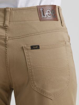 Men's Extreme Motion MVP Straight Fit Twill Pant in Oscar Khaki alternative view 4