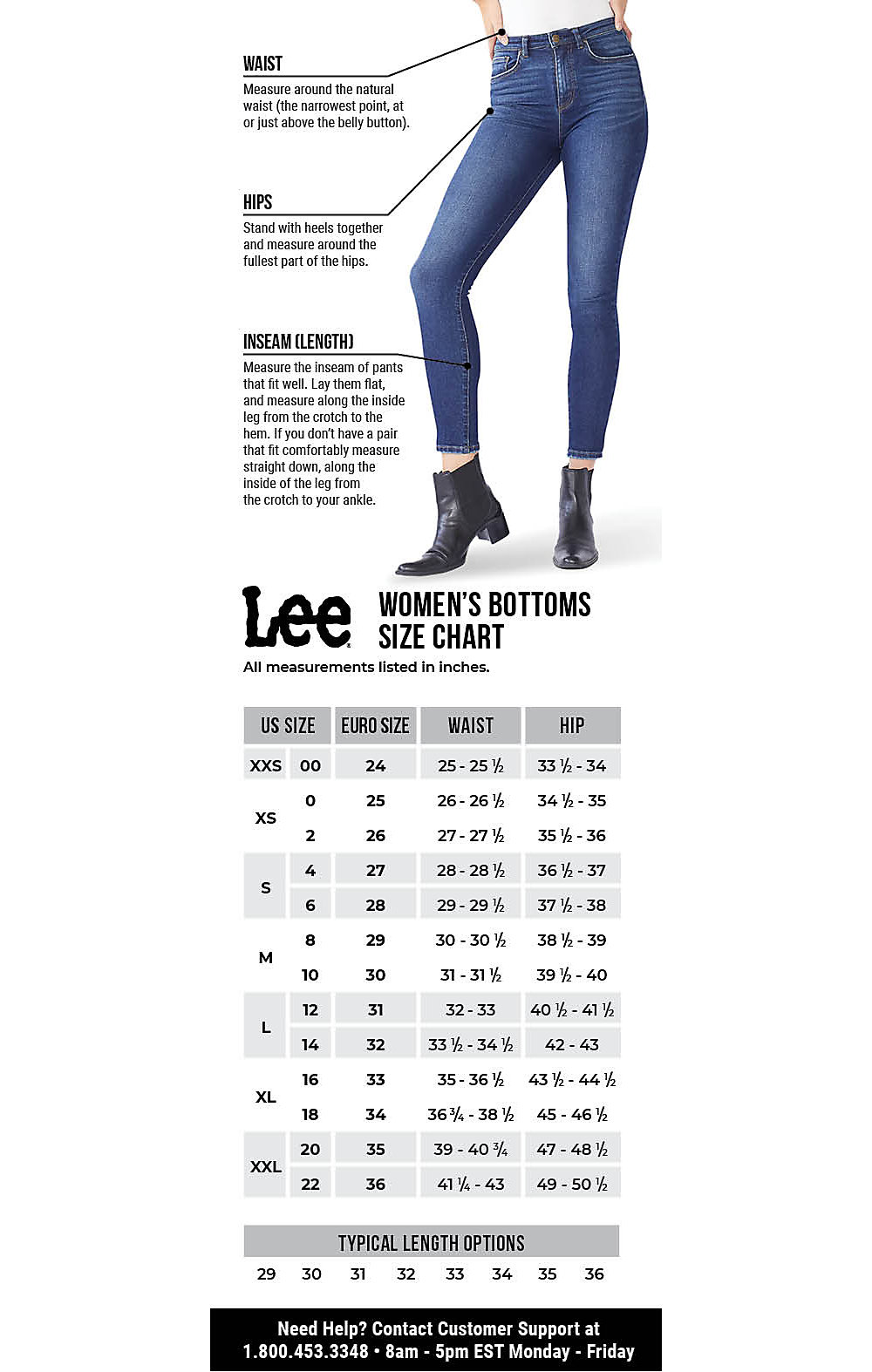 Lee Womens Petite Relaxed Fit Straight Leg Jean