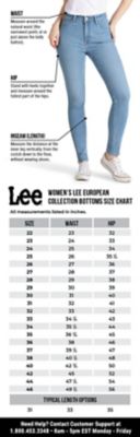 european size jeans