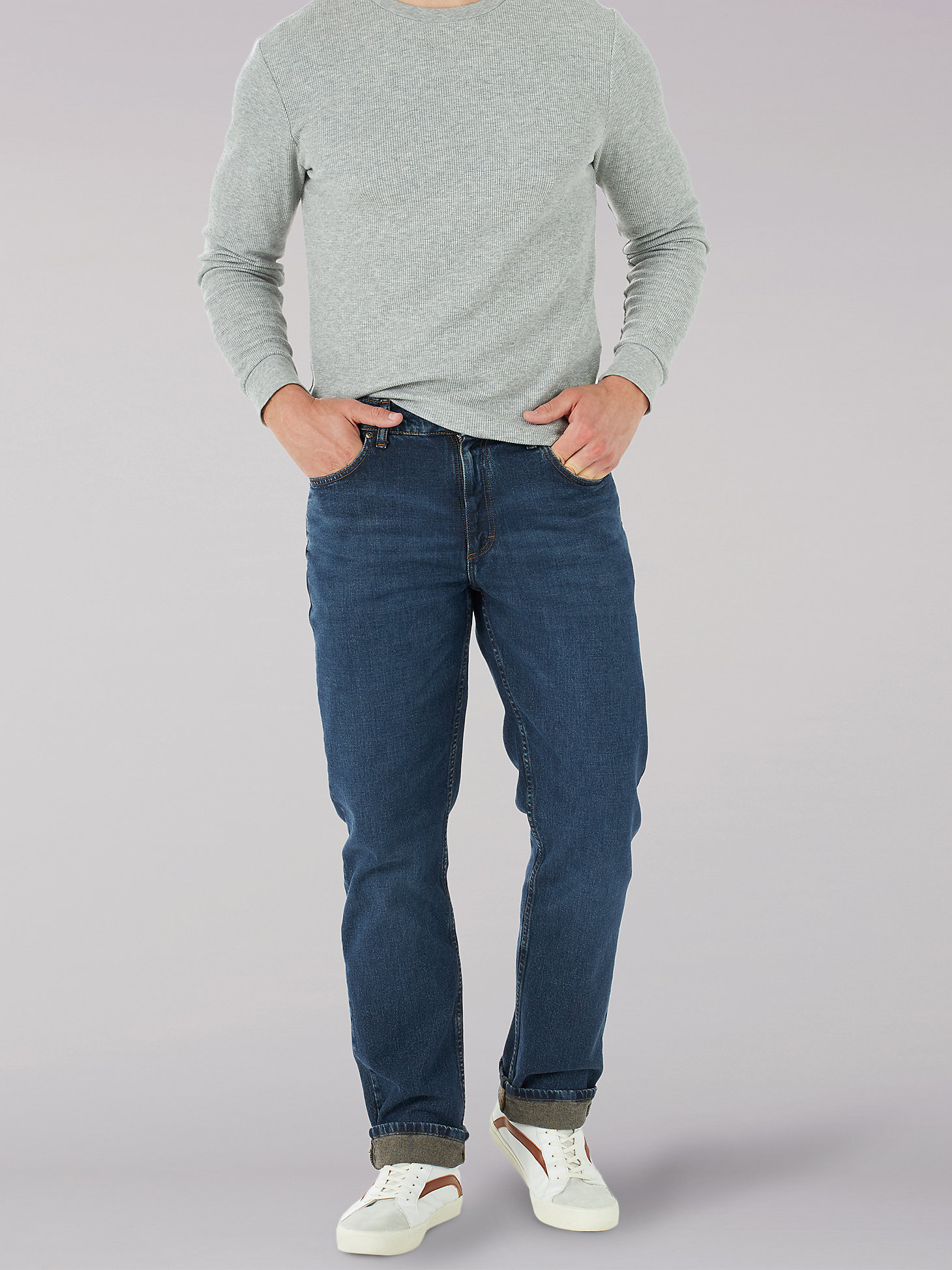 Men's Legendary Relaxed Straight Jean in Night Shade main view