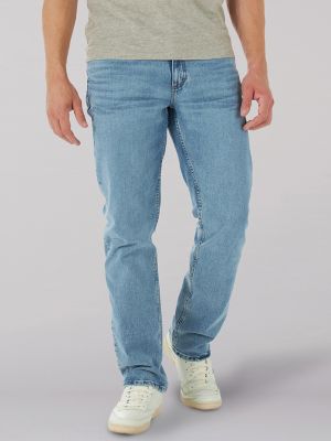 Lee Men's Legendary Relaxed Straight Jean, Bosun, 28W x 30L at  Men's  Clothing store