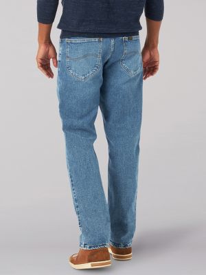 Mens Legendary Relaxed Straight Jean:True Blue:33:34 alternative view