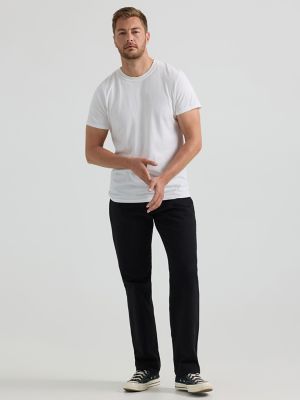 Men’s Relaxed Fit Straight Leg Jeans in Medium Stone