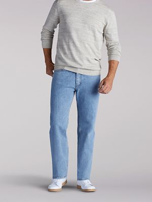 Relaxed Fit Straight Leg Jeans | Men's Jeans | Lee®