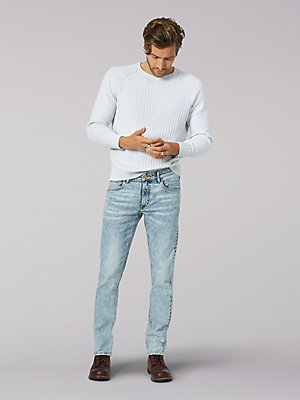 Molyveva Mens Slim Fit Straight Denim Jeans Pants Vintage Jeans 