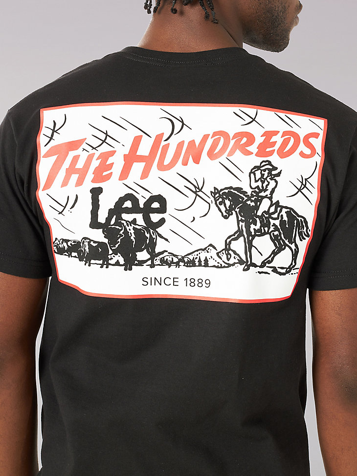 Men's Lee® x The Hundreds® Storm Rider Graphic Tee in Black alternative view