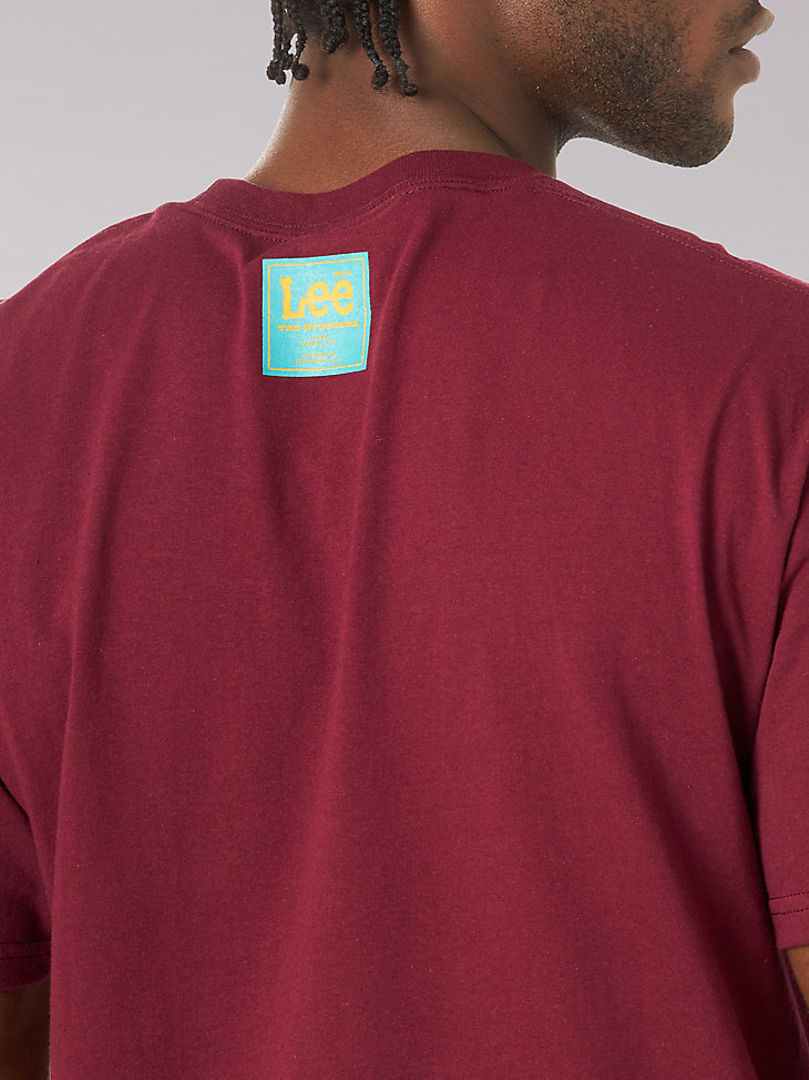 Men's Lee® x The Hundreds® Buddy Lee and Friends Graphic Tee in Burgundy alternative view 2