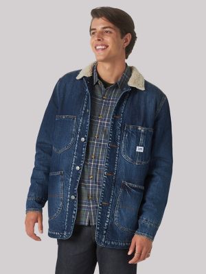 men's heritage sherpa lined denim jacket