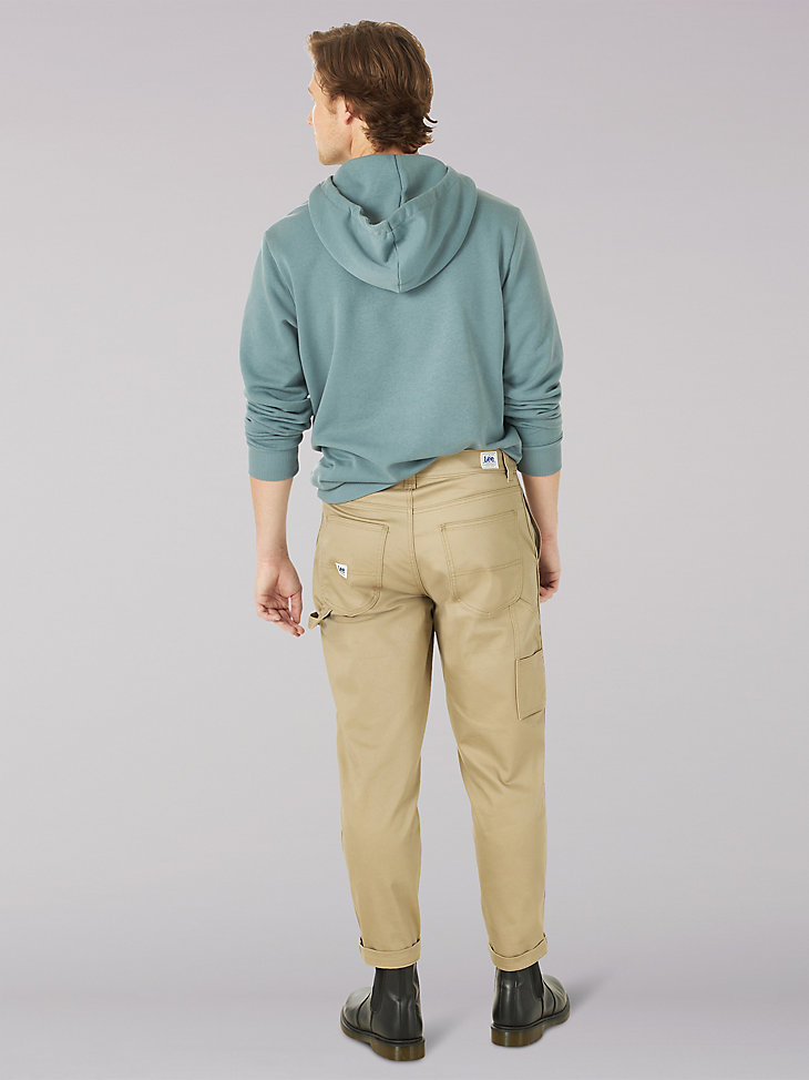 Men's Heritage Chetopa Twill Loose Crop Tapered Pant in KC Khaki alternative view