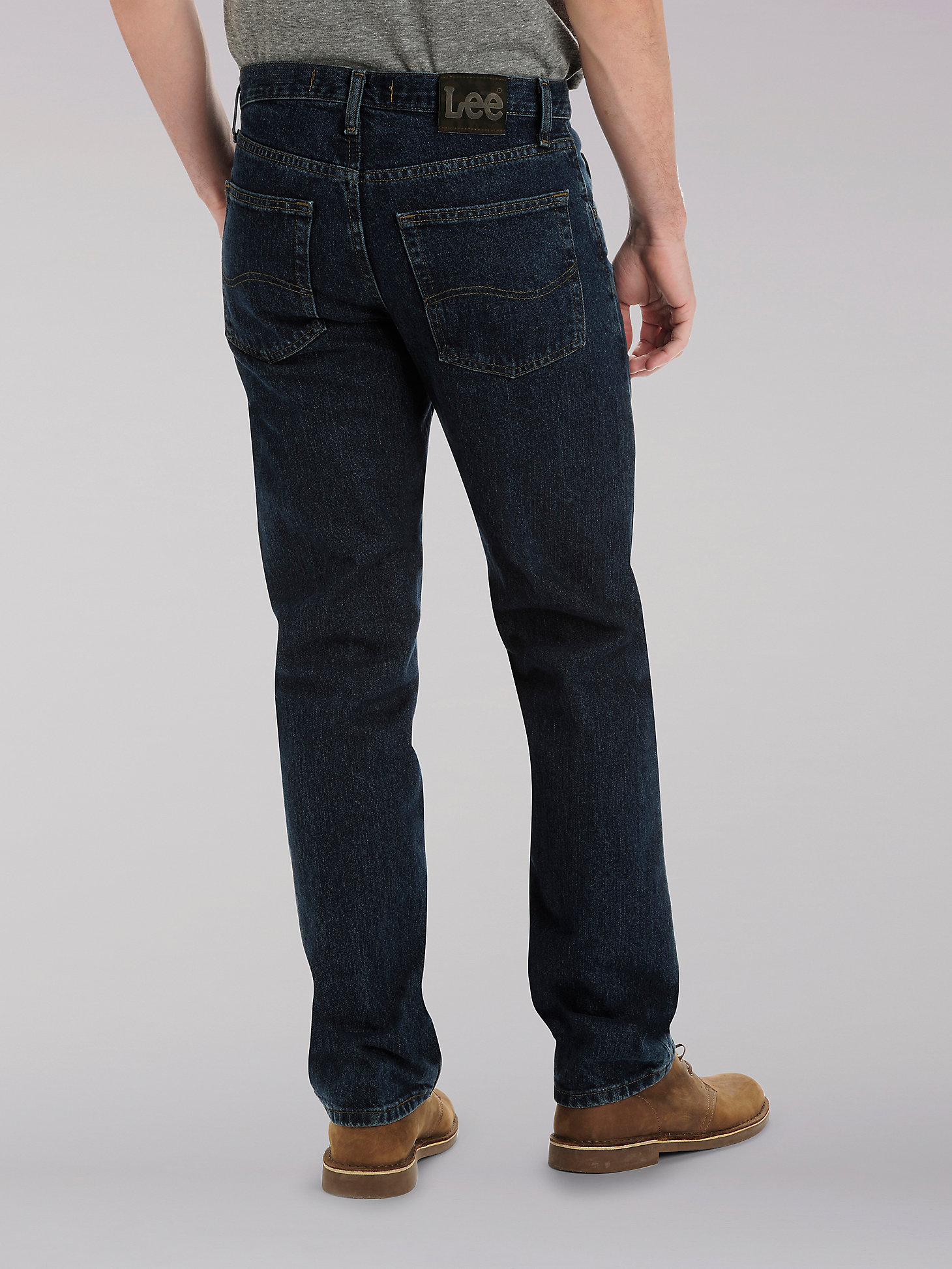 Mens BIG SIZE Regular Fit Hard Wearing Jeans By Denim and Dye Straight Leg