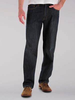 lee custom waist loose fit jeans