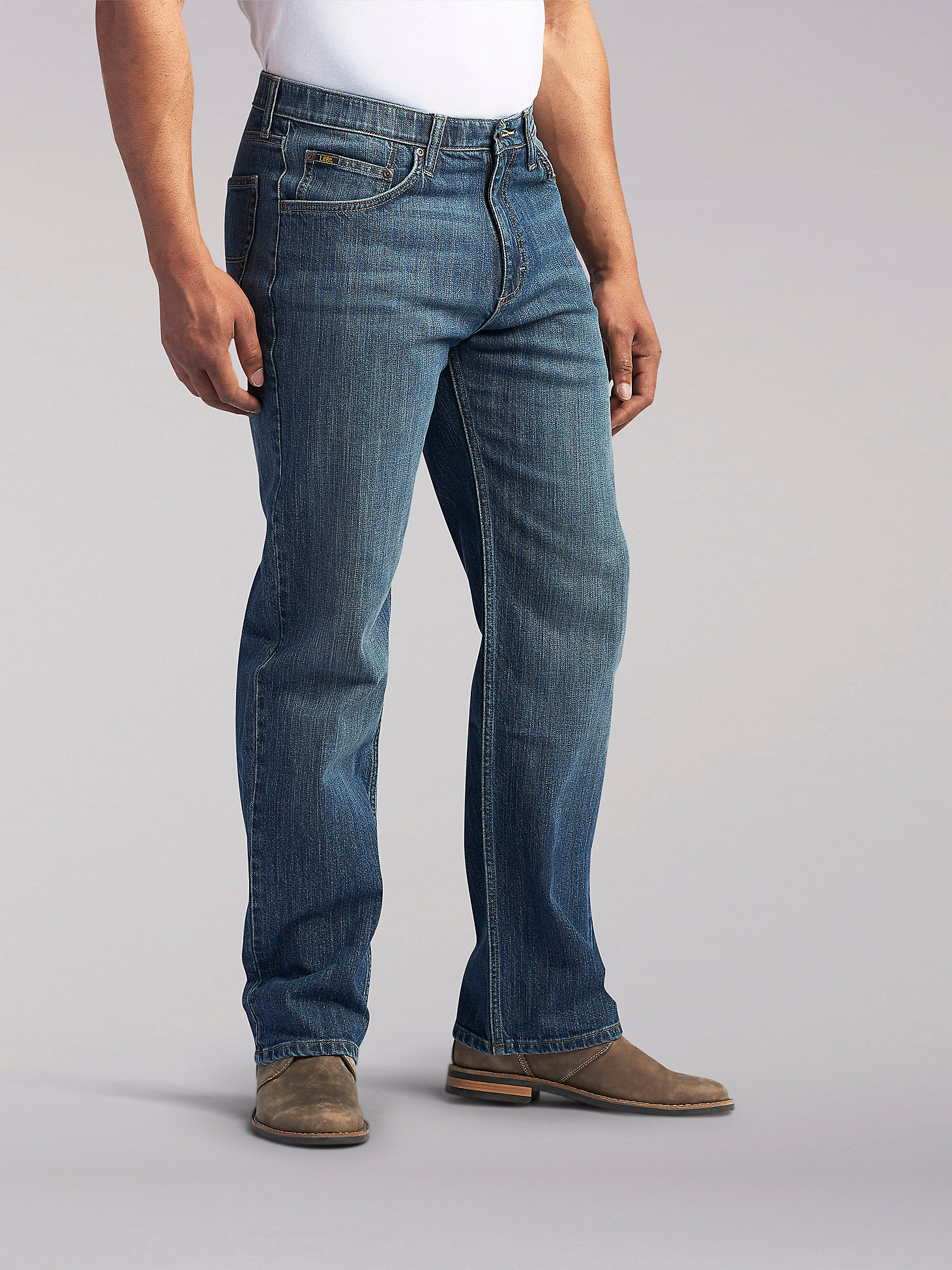 Men’s Premium Select Relaxed Fit Straight Leg Jean (Big&Tall) in Thatch main view