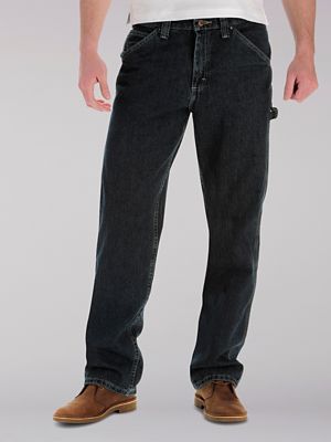 Pantaloni Jeans Lee Carpenter da uomo in cotone di lino lavoratore 46 48 50 52