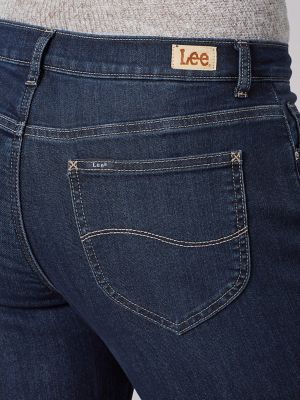 Womens Fleece Lined Relaxed Fit Jeans | Straight Leg | Lee®