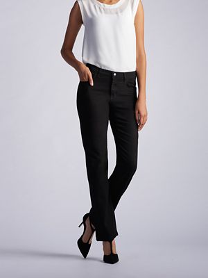 Lee relaxed straight leg at the store waist jeans