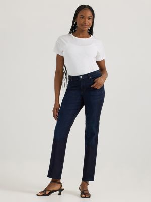 Lee Jeans: Women's 3051816 Niagra Stretch Relaxed Fit Straight Leg Jeans