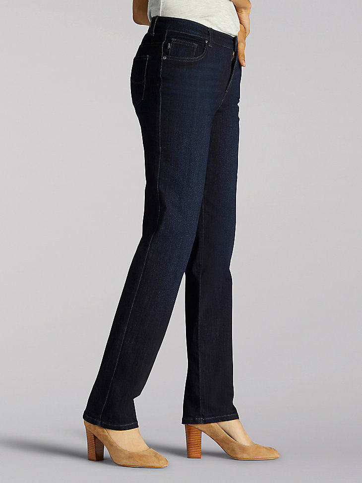 Riders by Lee Indigo Womens Relaxed Fit Straight Leg Jean