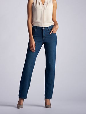 ladies petite straight leg jeans