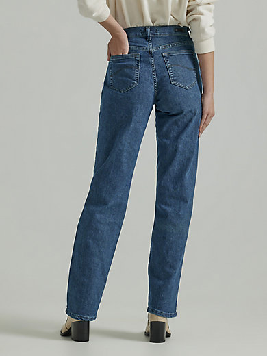 Lee Womens Relaxed Fit Straight Leg Jean