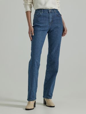 women's lee jeans classic fit straight leg at the waist