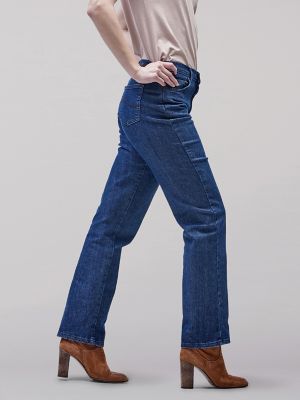 Women&rsquo;s Original Relaxed Fit Straight Leg Jeans in Premium Rinse alternative view 3