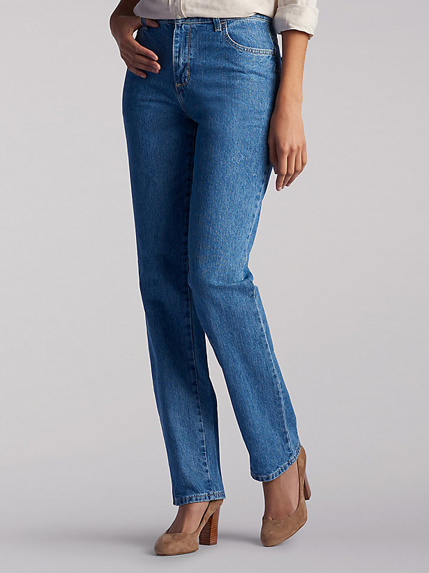 Women’s 100% Cotton Relaxed Fit Straight Leg Jean
