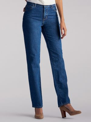 Women’s 100% Cotton Relaxed Fit Straight Leg Jean (Petite)